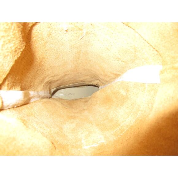 Sundance Tan Brown Perforated Suede Knee High Pull On Boots Women 8 US/39 EU - Picture 12 of 12